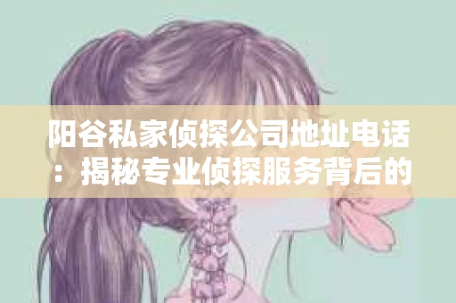 阳谷私家侦探公司地址电话：揭秘专业侦探服务背后的故事