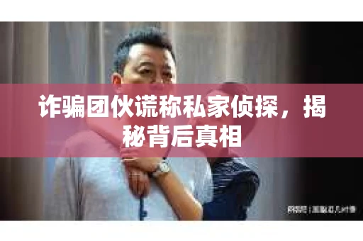 诈骗团伙谎称私家侦探，揭秘背后真相