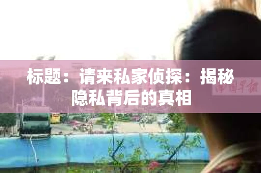 标题：请来私家侦探：揭秘隐私背后的真相