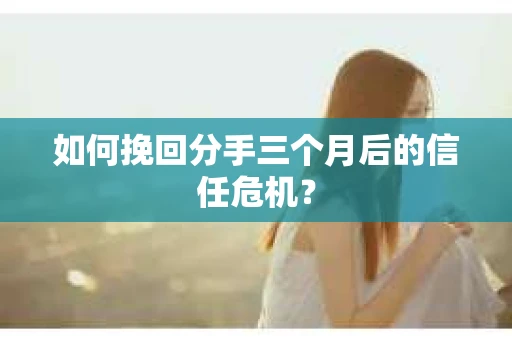 如何挽回分手三个月后的信任危机? 如何挽回分手三个月后的信任危机?