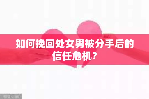 如何挽回处女男被分手后的信任危机? 如何挽回处女男被分手后的信任危机?