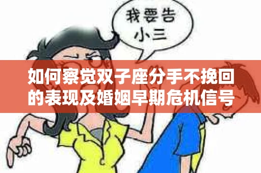 如何察觉双子座分手不挽回的表现及婚姻早期危机信号？