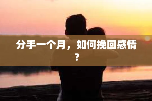分手一个月，如何挽回感情？