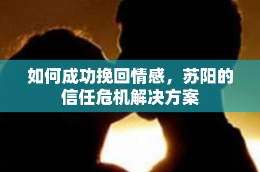 如何成功挽回情感，苏阳的信任危机解决方案