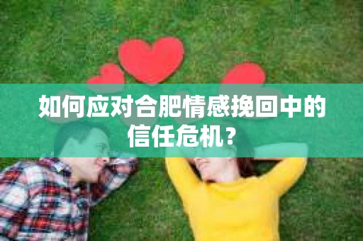 如何应对合肥情感挽回中的信任危机？
